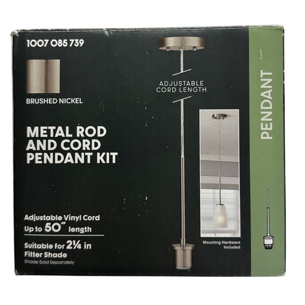 Westinghouse Mini Pendant Kit Nickel Finish 70284